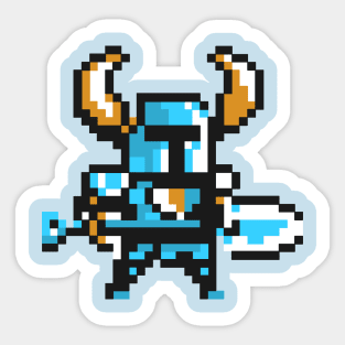 Pixel Shovel Knight Sticker